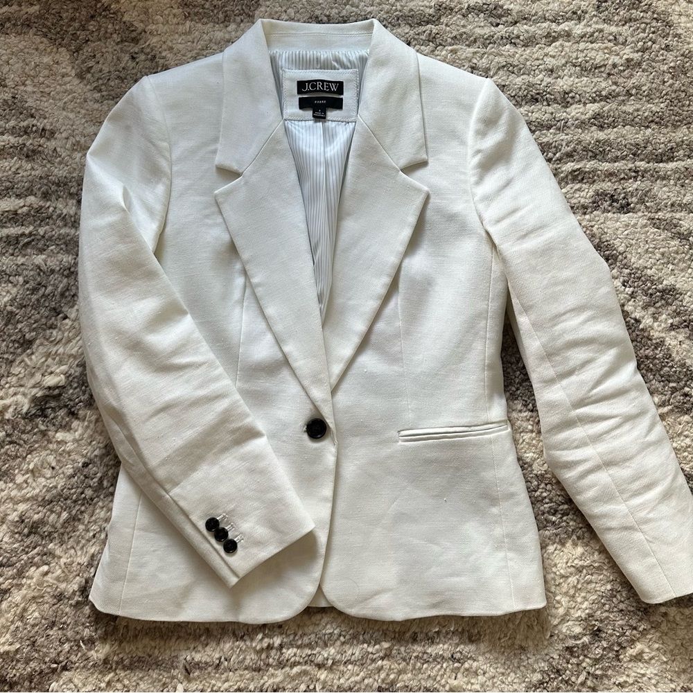 J. Crew Parker Blazer in cream